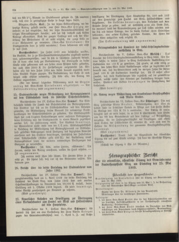 Amtsblatt der landesfürstlichen Hauptstadt Graz 19090531 Seite: 14