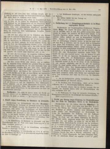 Amtsblatt der landesfürstlichen Hauptstadt Graz 19090531 Seite: 21