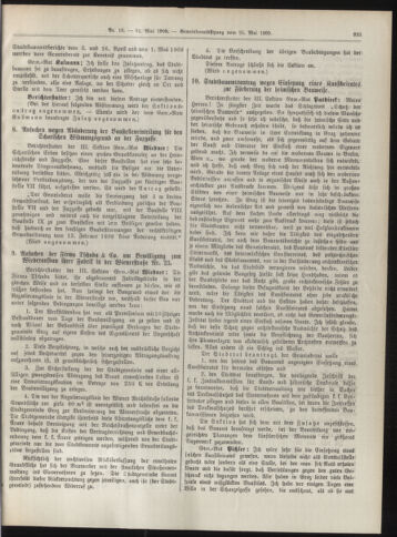 Amtsblatt der landesfürstlichen Hauptstadt Graz 19090531 Seite: 23