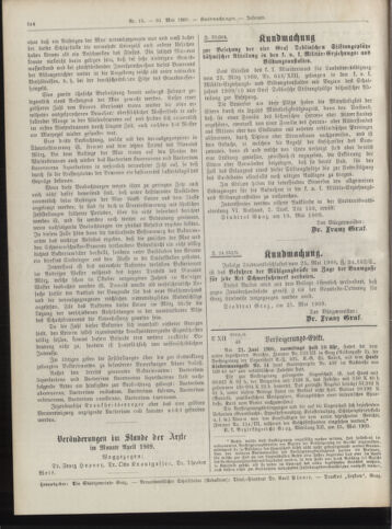 Amtsblatt der landesfürstlichen Hauptstadt Graz 19090531 Seite: 34