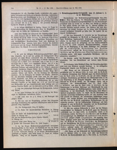 Amtsblatt der landesfürstlichen Hauptstadt Graz 19090531 Seite: 4