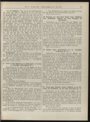 Amtsblatt der landesfürstlichen Hauptstadt Graz 19090620 Seite: 21