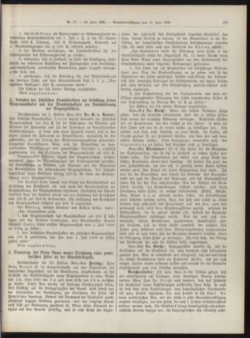 Amtsblatt der landesfürstlichen Hauptstadt Graz 19090620 Seite: 23