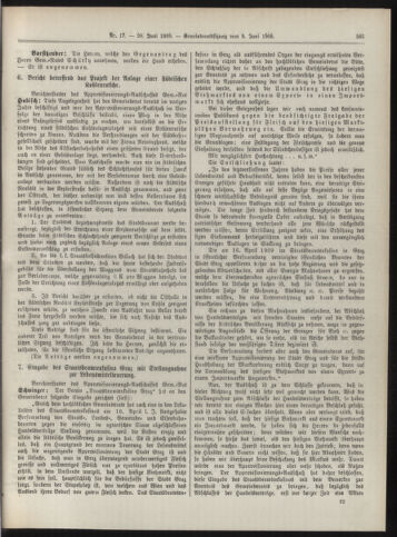 Amtsblatt der landesfürstlichen Hauptstadt Graz 19090620 Seite: 9