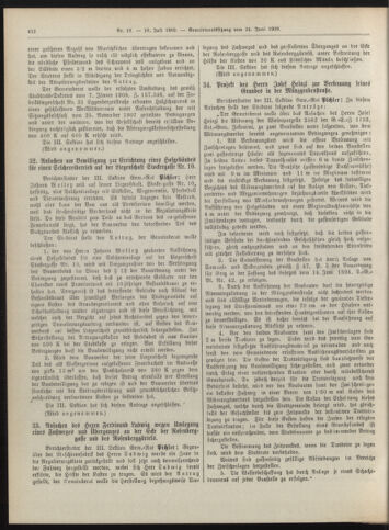 Amtsblatt der landesfürstlichen Hauptstadt Graz 19090710 Seite: 20