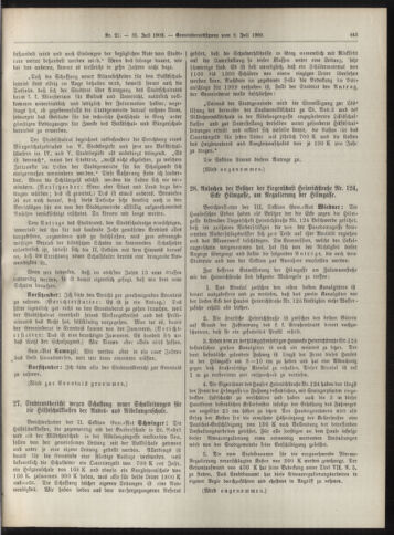 Amtsblatt der landesfürstlichen Hauptstadt Graz 19090731 Seite: 21