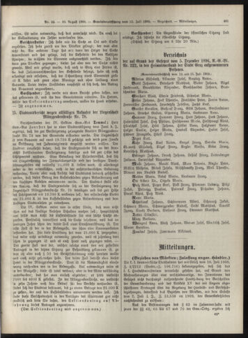 Amtsblatt der landesfürstlichen Hauptstadt Graz 19090810 Seite: 11