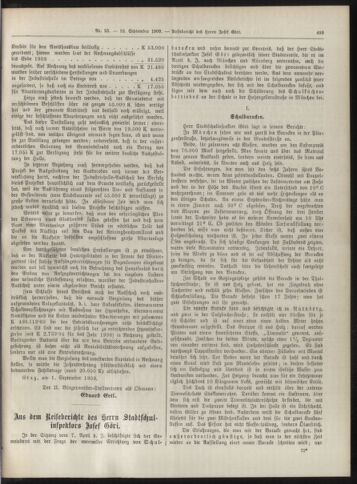 Amtsblatt der landesfürstlichen Hauptstadt Graz 19090910 Seite: 3