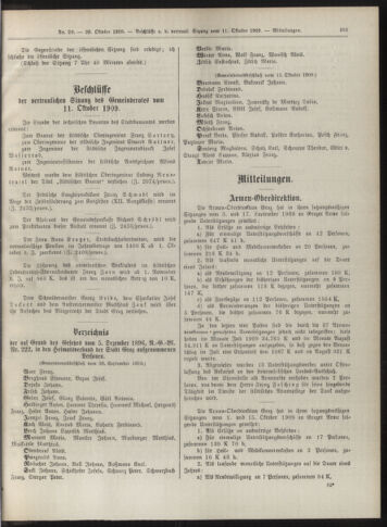 Amtsblatt der landesfürstlichen Hauptstadt Graz 19091020 Seite: 19