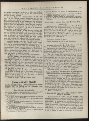 Amtsblatt der landesfürstlichen Hauptstadt Graz 19091210 Seite: 21