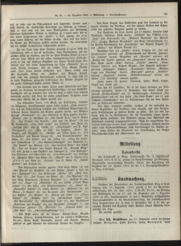 Amtsblatt der landesfürstlichen Hauptstadt Graz 19091220 Seite: 23