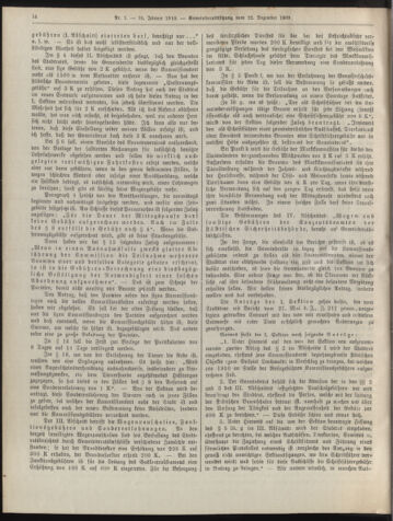 Amtsblatt der landesfürstlichen Hauptstadt Graz 19100110 Seite: 14