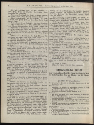 Amtsblatt der landesfürstlichen Hauptstadt Graz 19100120 Seite: 14