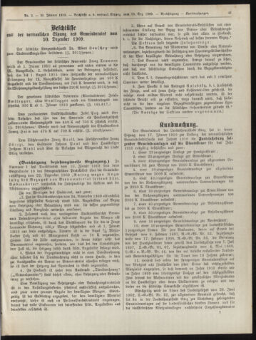 Amtsblatt der landesfürstlichen Hauptstadt Graz 19100120 Seite: 25