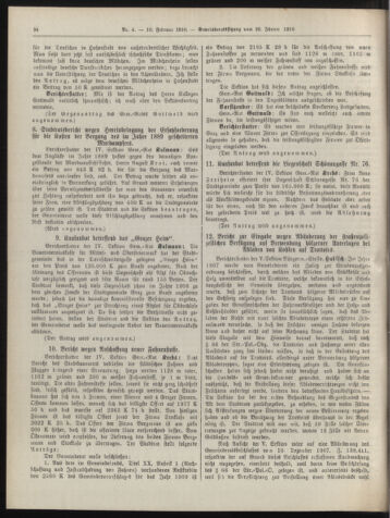 Amtsblatt der landesfürstlichen Hauptstadt Graz 19100210 Seite: 22