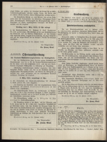 Amtsblatt der landesfürstlichen Hauptstadt Graz 19100210 Seite: 30