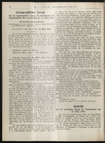 Amtsblatt der landesfürstlichen Hauptstadt Graz 19100320 Seite: 24