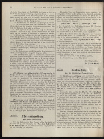 Amtsblatt der landesfürstlichen Hauptstadt Graz 19100320 Seite: 26