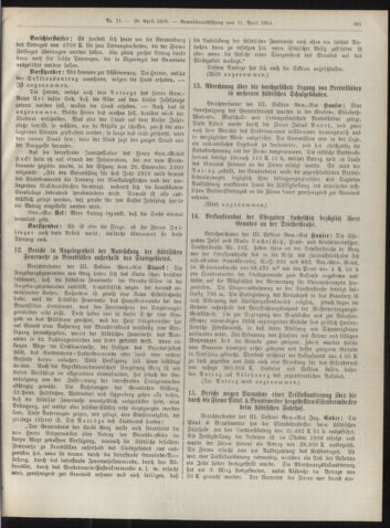 Amtsblatt der landesfürstlichen Hauptstadt Graz 19100420 Seite: 15