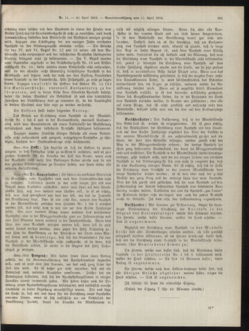 Amtsblatt der landesfürstlichen Hauptstadt Graz 19100420 Seite: 19