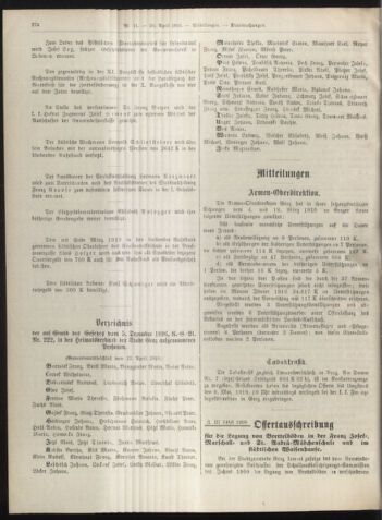 Amtsblatt der landesfürstlichen Hauptstadt Graz 19100420 Seite: 28