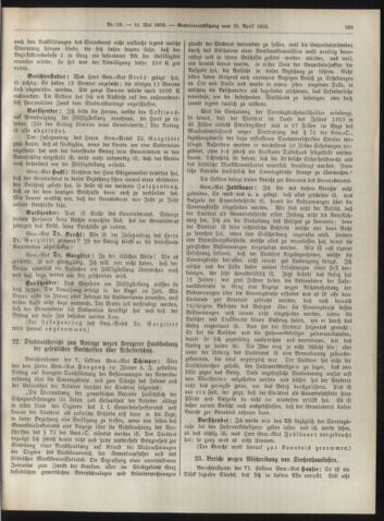 Amtsblatt der landesfürstlichen Hauptstadt Graz 19100510 Seite: 15