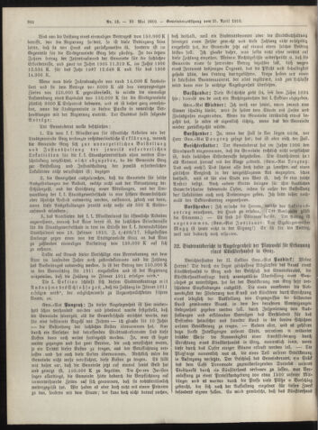 Amtsblatt der landesfürstlichen Hauptstadt Graz 19100510 Seite: 18