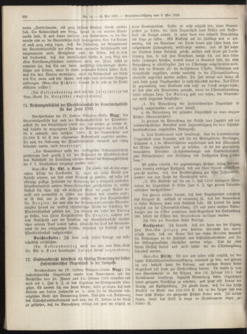 Amtsblatt der landesfürstlichen Hauptstadt Graz 19100520 Seite: 10