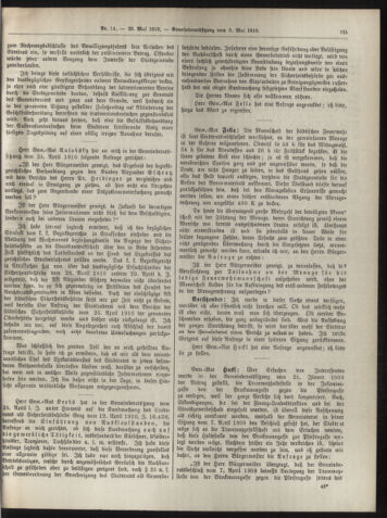 Amtsblatt der landesfürstlichen Hauptstadt Graz 19100520 Seite: 3