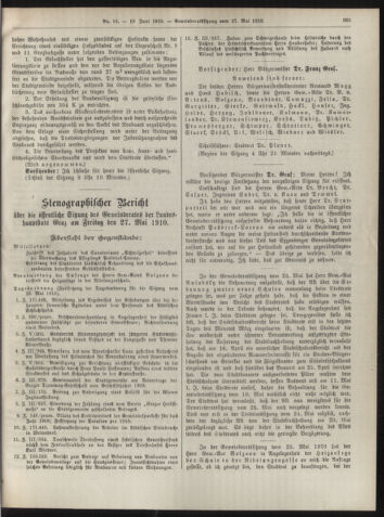 Amtsblatt der landesfürstlichen Hauptstadt Graz 19100610 Seite: 21