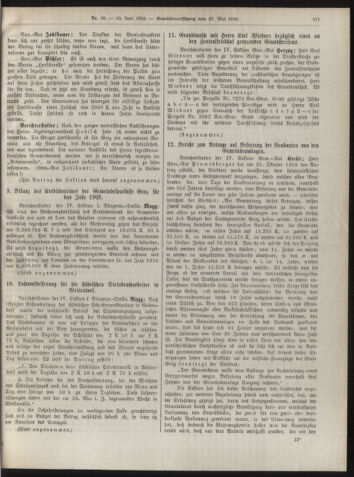 Amtsblatt der landesfürstlichen Hauptstadt Graz 19100610 Seite: 27