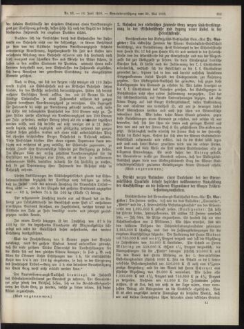 Amtsblatt der landesfürstlichen Hauptstadt Graz 19100610 Seite: 9