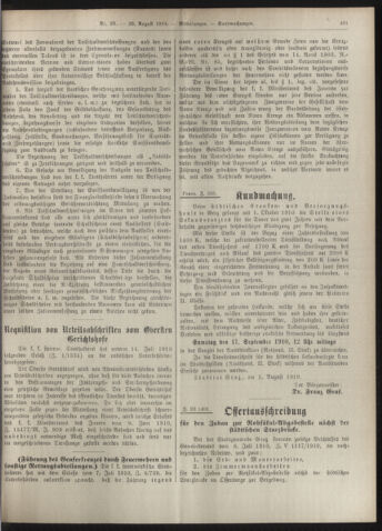 Amtsblatt der landesfürstlichen Hauptstadt Graz 19100820 Seite: 5