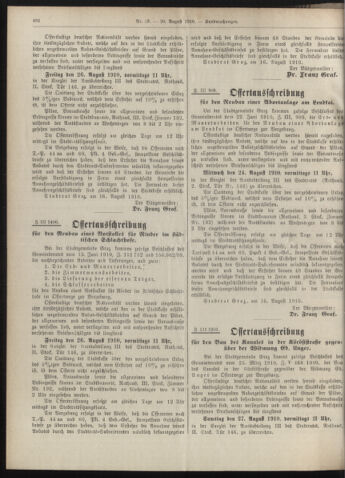 Amtsblatt der landesfürstlichen Hauptstadt Graz 19100820 Seite: 6