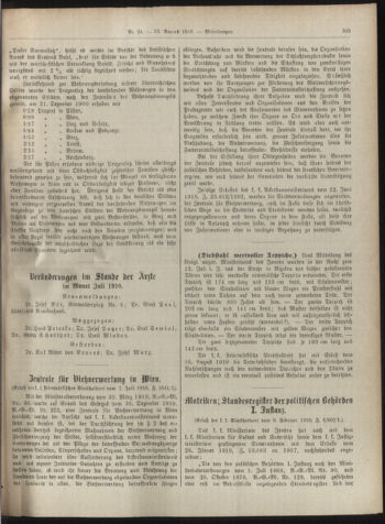 Amtsblatt der landesfürstlichen Hauptstadt Graz 19100831 Seite: 15