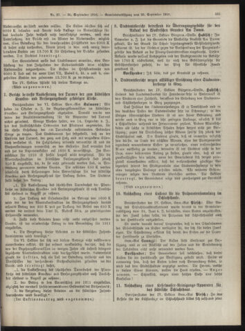 Amtsblatt der landesfürstlichen Hauptstadt Graz 19100930 Seite: 21