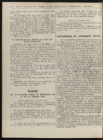 Amtsblatt der landesfürstlichen Hauptstadt Graz 19100930 Seite: 26