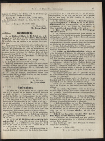 Amtsblatt der landesfürstlichen Hauptstadt Graz 19101031 Seite: 7