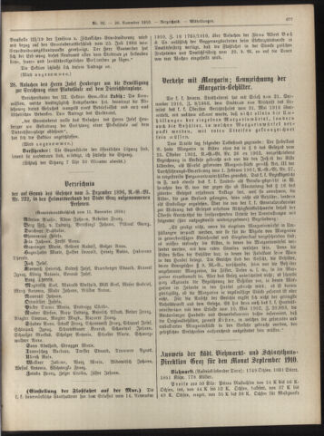 Amtsblatt der landesfürstlichen Hauptstadt Graz 19101120 Seite: 29