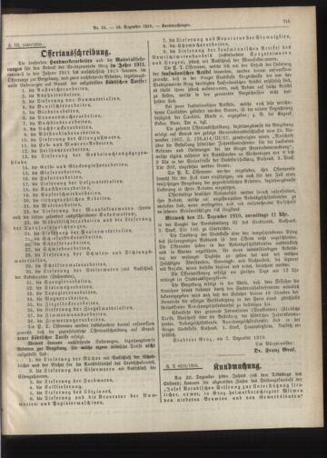 Amtsblatt der landesfürstlichen Hauptstadt Graz 19101210 Seite: 23