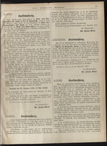 Amtsblatt der landesfürstlichen Hauptstadt Graz 19101220 Seite: 21