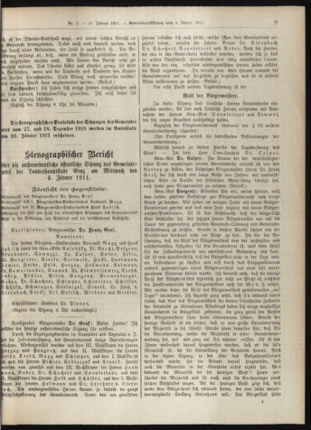 Amtsblatt der landesfürstlichen Hauptstadt Graz 19110110 Seite: 25