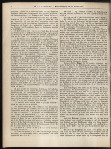 Amtsblatt der landesfürstlichen Hauptstadt Graz 19110110 Seite: 6