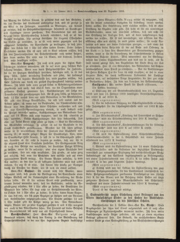 Amtsblatt der landesfürstlichen Hauptstadt Graz 19110110 Seite: 7