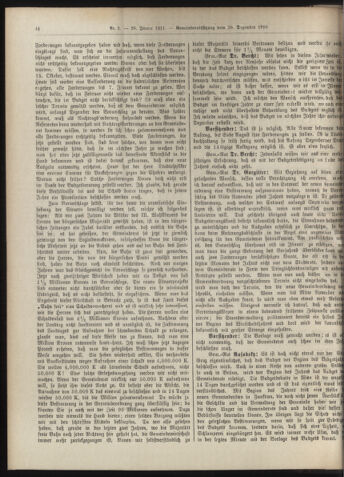 Amtsblatt der landesfürstlichen Hauptstadt Graz 19110120 Seite: 10