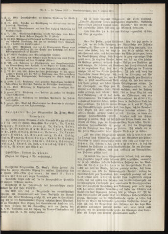 Amtsblatt der landesfürstlichen Hauptstadt Graz 19110120 Seite: 13