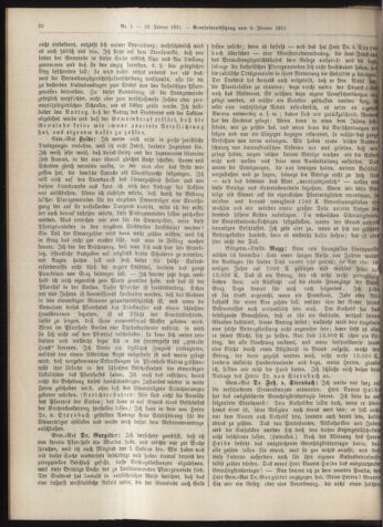 Amtsblatt der landesfürstlichen Hauptstadt Graz 19110120 Seite: 18