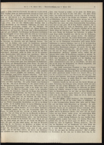 Amtsblatt der landesfürstlichen Hauptstadt Graz 19110131 Seite: 5