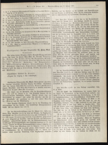 Amtsblatt der landesfürstlichen Hauptstadt Graz 19110220 Seite: 13