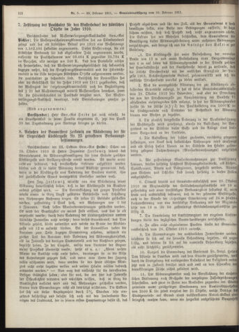 Amtsblatt der landesfürstlichen Hauptstadt Graz 19110220 Seite: 22